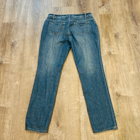 J. JILL Denim Jeans Women Size 10 petite stretch skinny jeans 32x29 - Picture 2 of 12